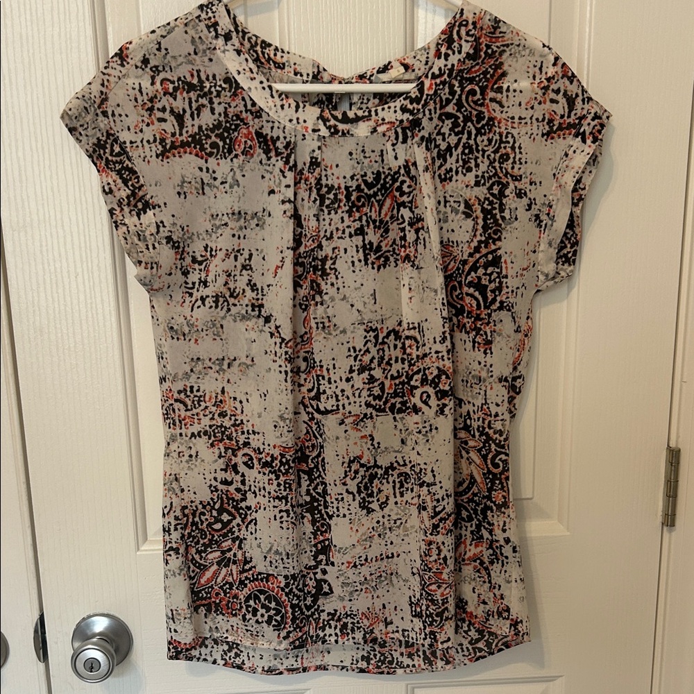 Women's Abstract Print Top